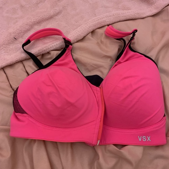 Pink Victoria secret Sports bra π - Picture 1 of 5